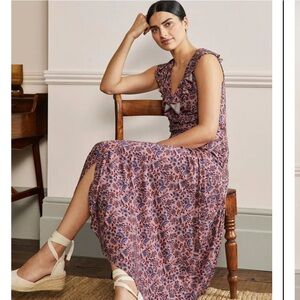 Boden Saskia Wrap Jersey Maxi Dress size 8